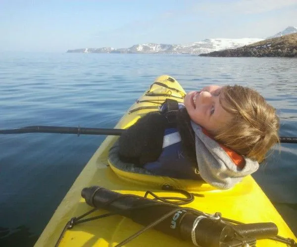 Kayaking on the fjord